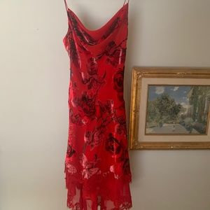 Betsey Johnson Vintage Velvet silk dress